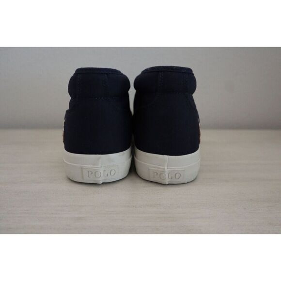 Polo Ralph Lauren Men's Sz 11.5 Navy Keaton Canvas Chukka Boot Sneakers $110 - Picture 12 of 14